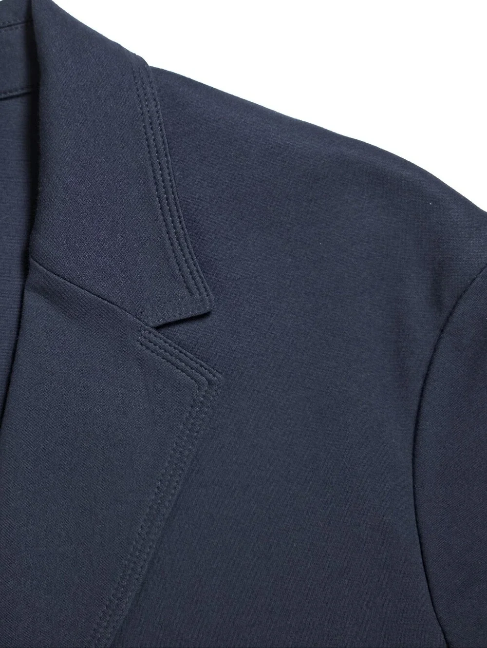 Sisley In Motion Men's Jersey Blazer IT 52/US 42 Navy Stretch Knit Slim Comfort